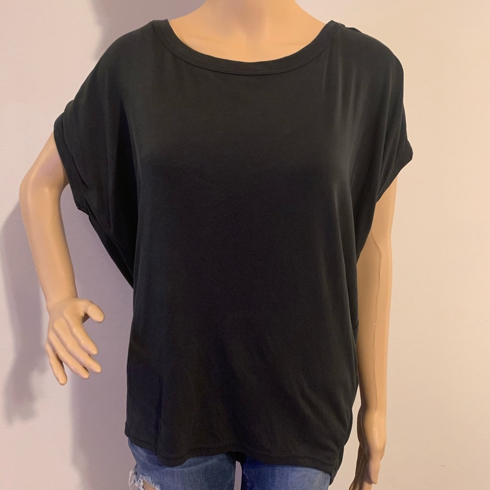 Soft stylish Swoop back top !WORN ONCE!